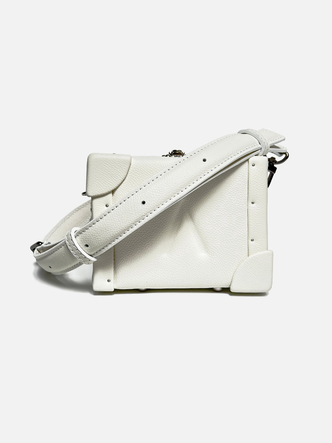 mini malle blanche